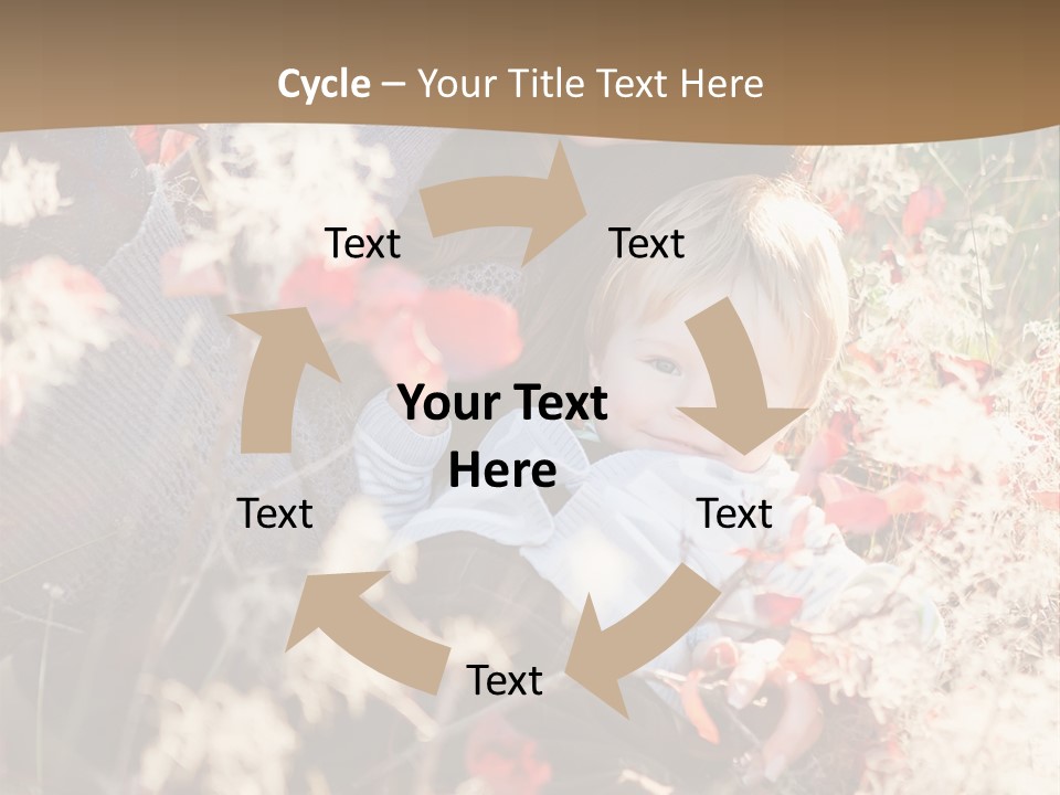 Red Season Girl PowerPoint Template