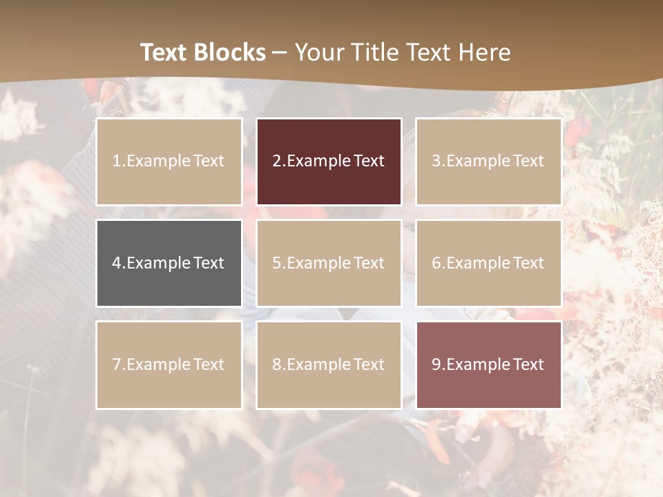 Red Season Girl PowerPoint Template