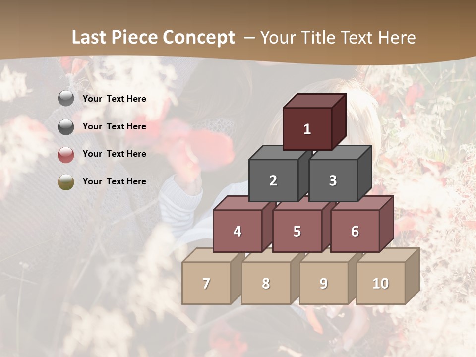 Red Season Girl PowerPoint Template