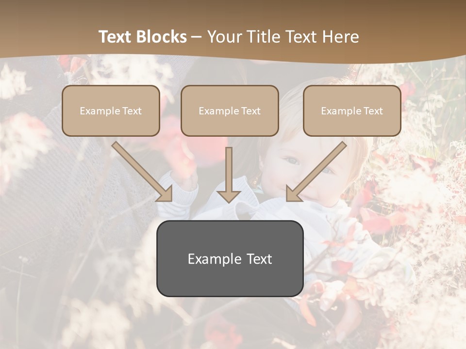 Red Season Girl PowerPoint Template