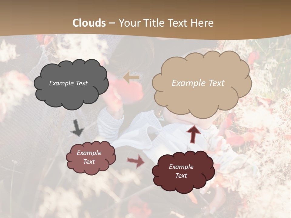 Red Season Girl PowerPoint Template