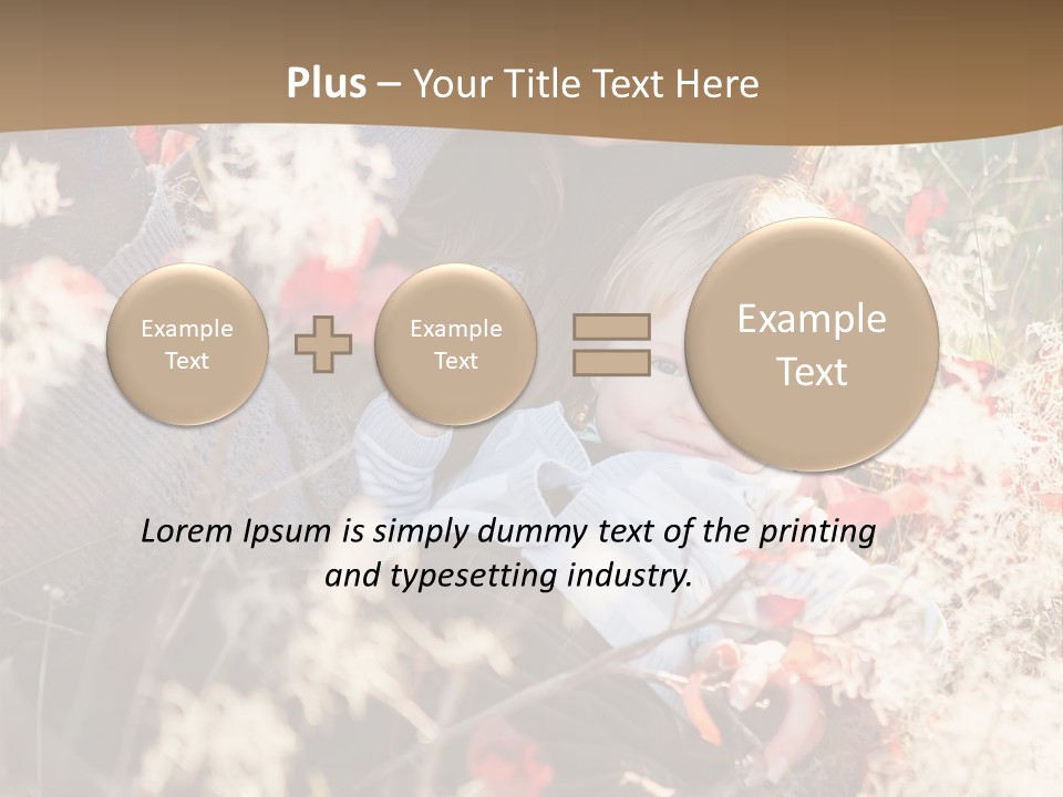 Red Season Girl PowerPoint Template