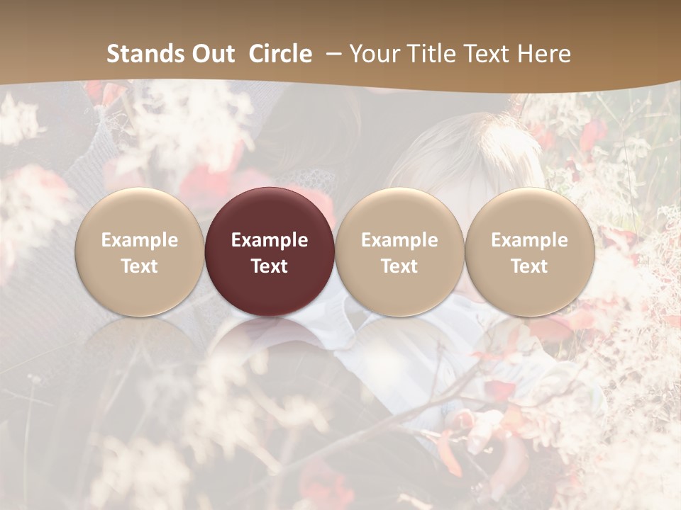 Red Season Girl PowerPoint Template