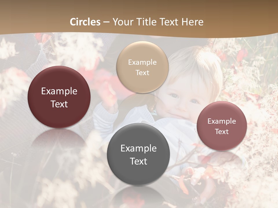 Red Season Girl PowerPoint Template