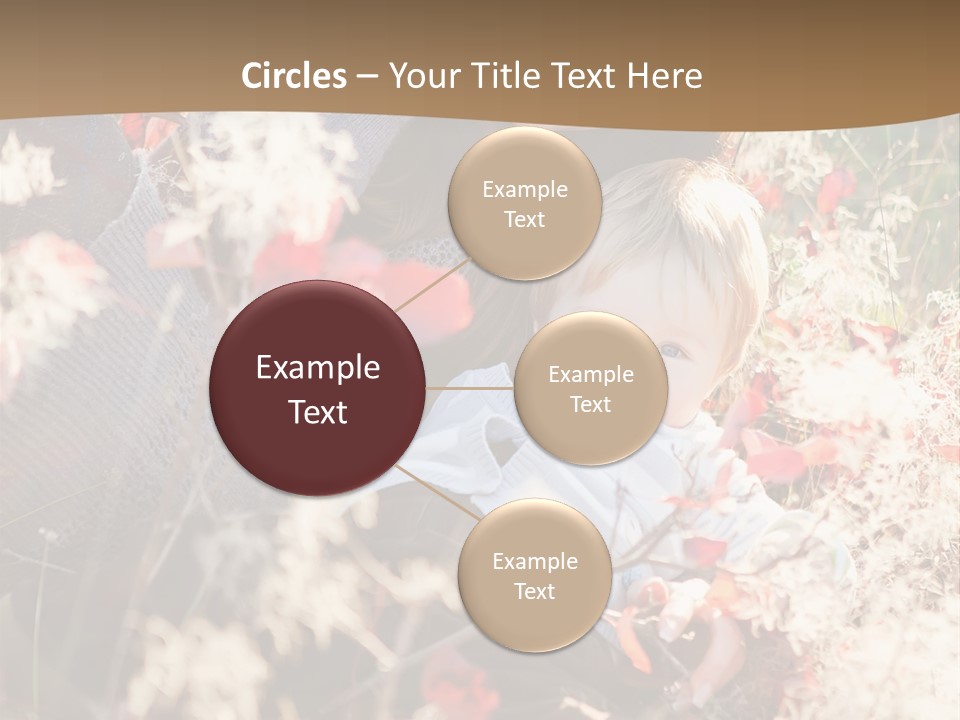 Red Season Girl PowerPoint Template