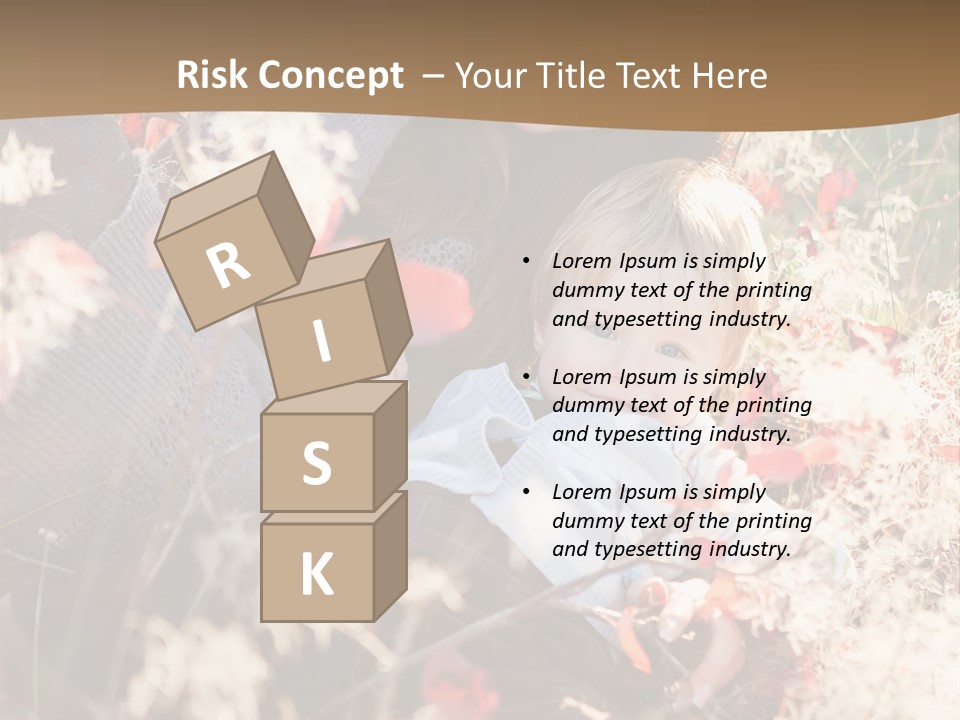 Red Season Girl PowerPoint Template