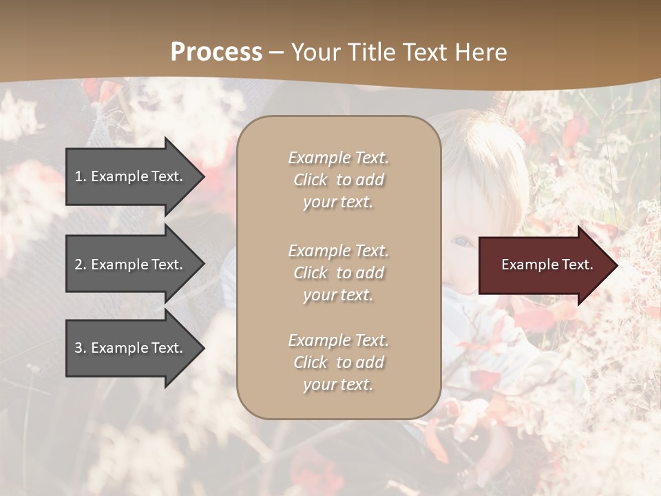 Red Season Girl PowerPoint Template