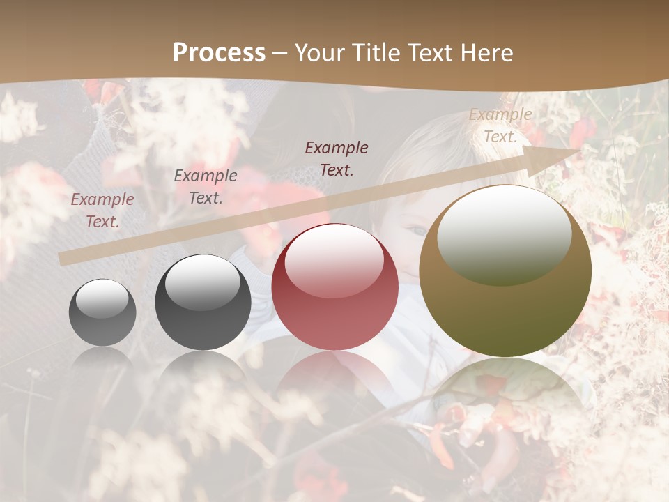 Red Season Girl PowerPoint Template