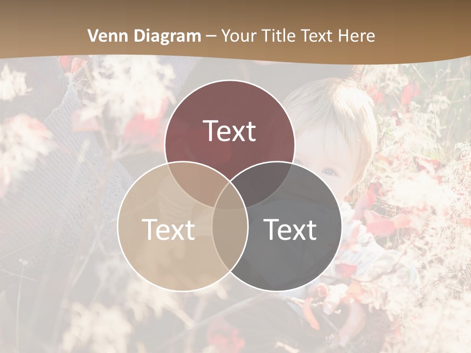 Red Season Girl PowerPoint Template