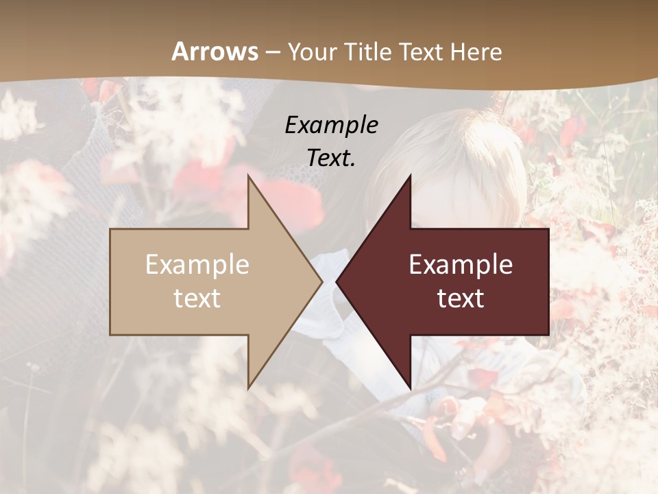 Red Season Girl PowerPoint Template