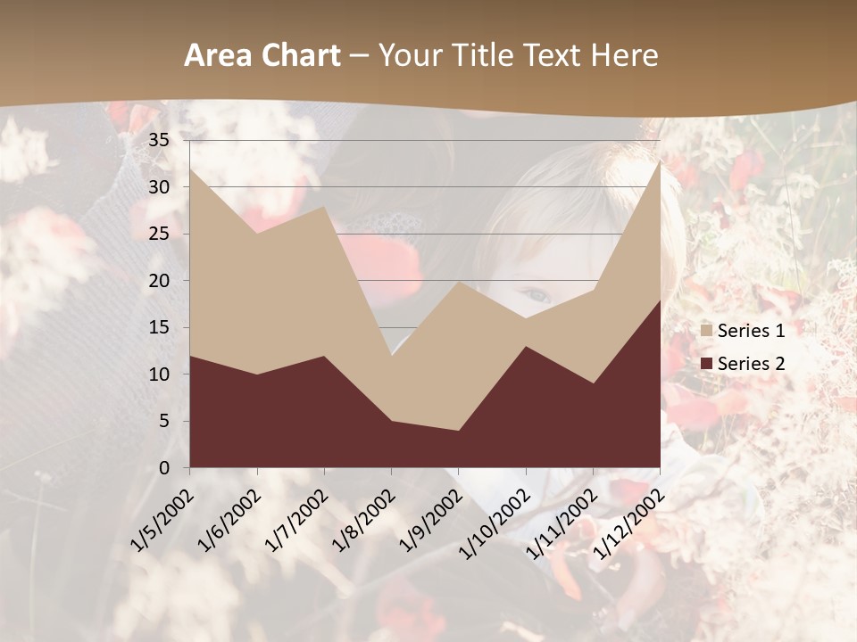 Red Season Girl PowerPoint Template