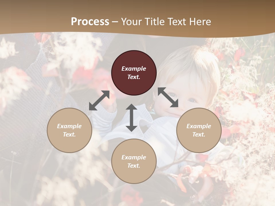 Red Season Girl PowerPoint Template