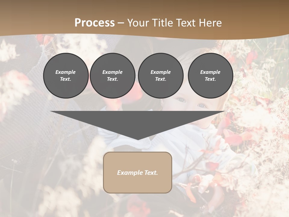 Red Season Girl PowerPoint Template