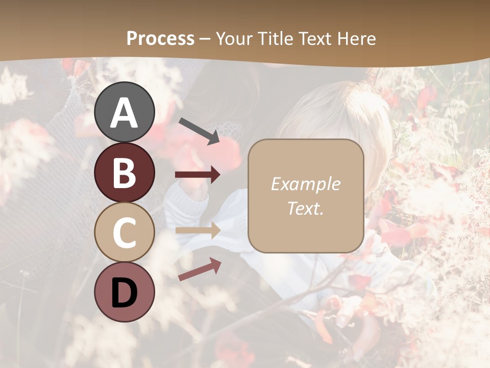 Red Season Girl PowerPoint Template