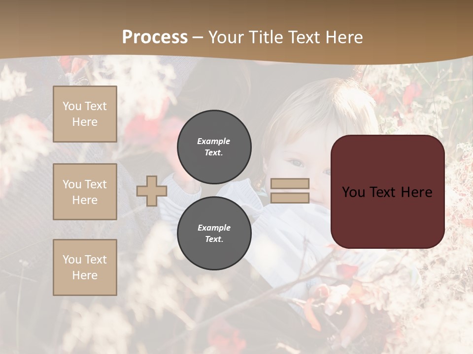 Red Season Girl PowerPoint Template