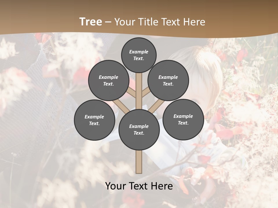 Red Season Girl PowerPoint Template