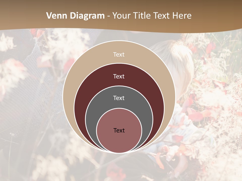 Red Season Girl PowerPoint Template