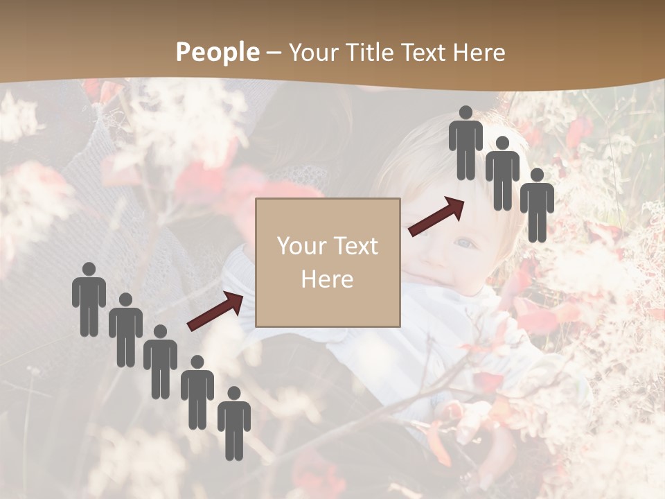 Red Season Girl PowerPoint Template