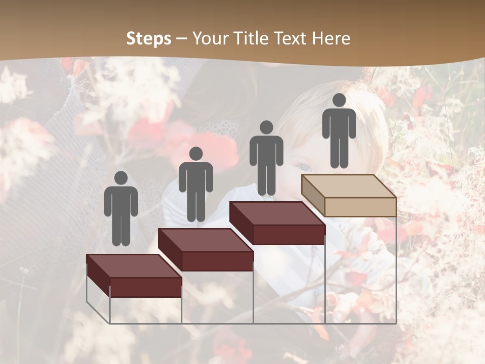 Red Season Girl PowerPoint Template