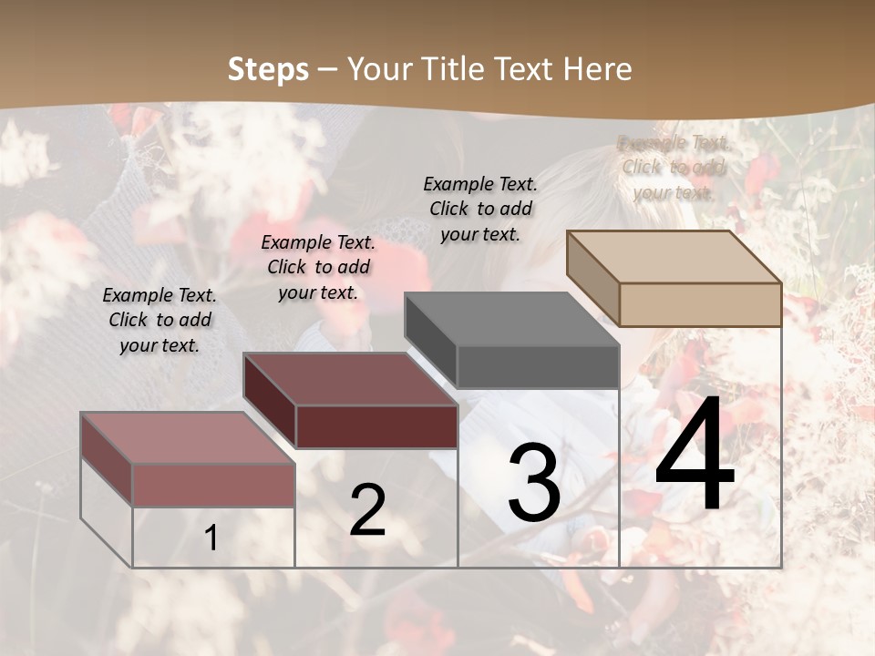 Red Season Girl PowerPoint Template