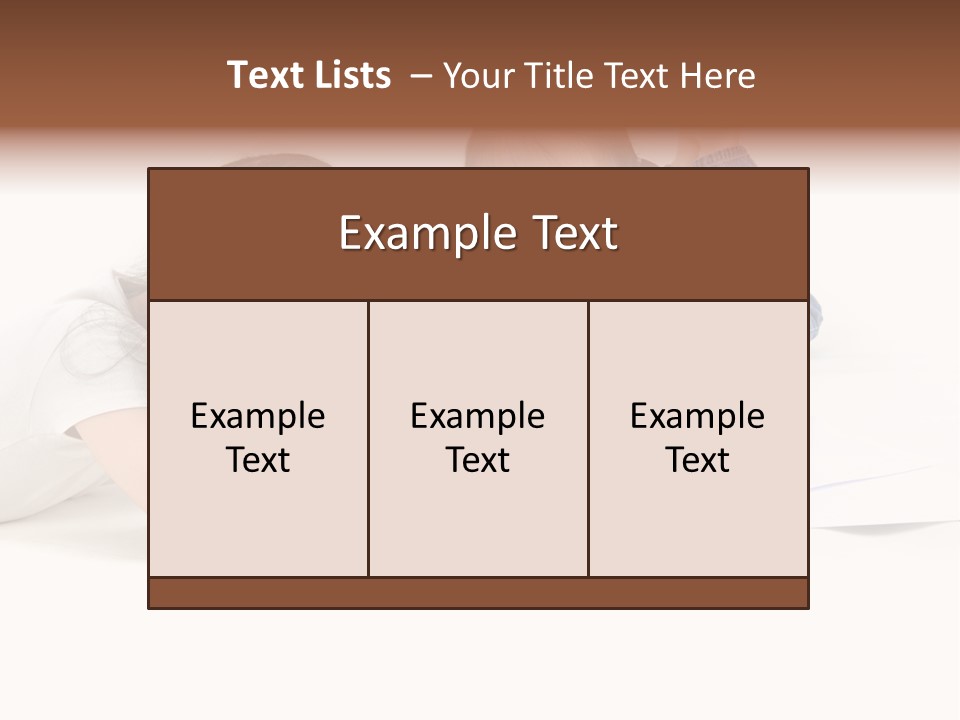 Two Little Girls Writing On A Piece Of Paper PowerPoint Template