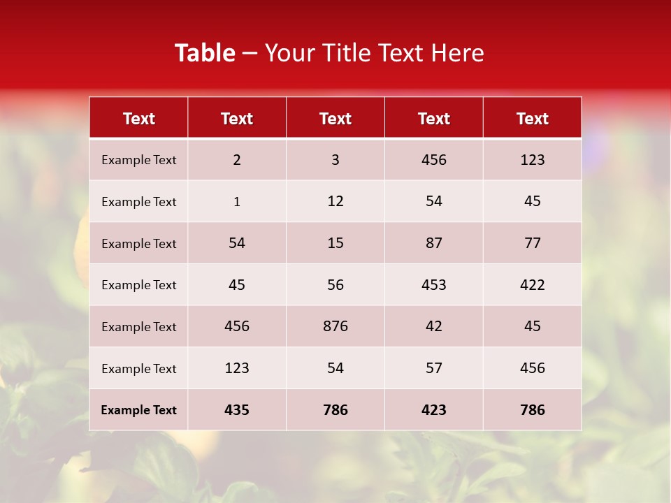 Pansy Colorful Flower PowerPoint Template