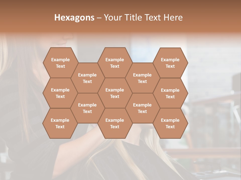 Hairdo Small Women PowerPoint Template