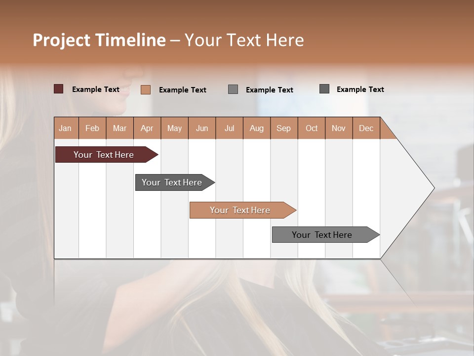 Hairdo Small Women PowerPoint Template