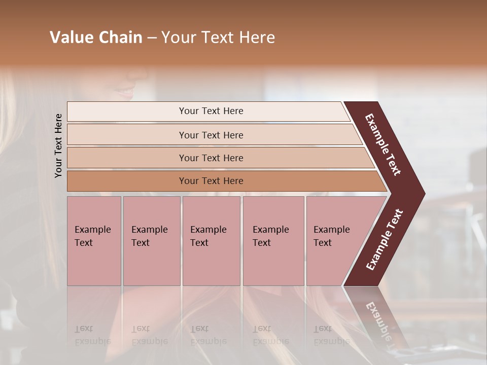 Hairdo Small Women PowerPoint Template