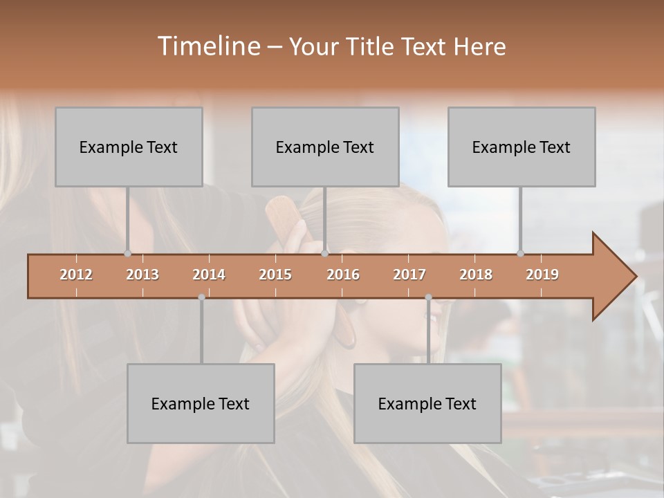 Hairdo Small Women PowerPoint Template