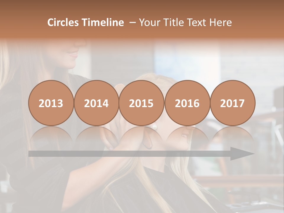 Hairdo Small Women PowerPoint Template