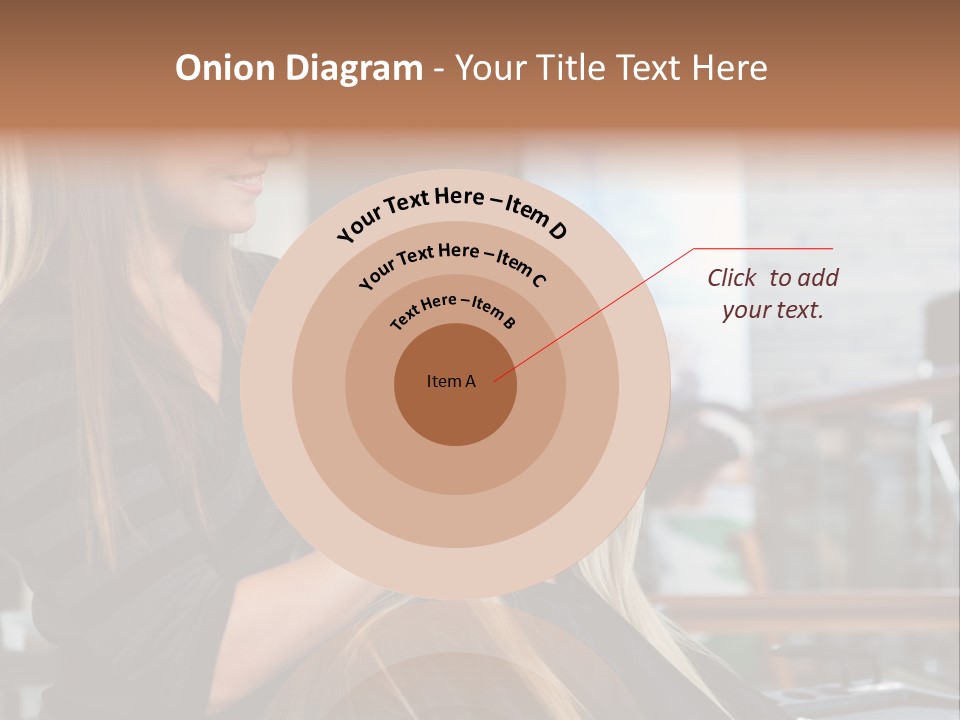 Hairdo Small Women PowerPoint Template