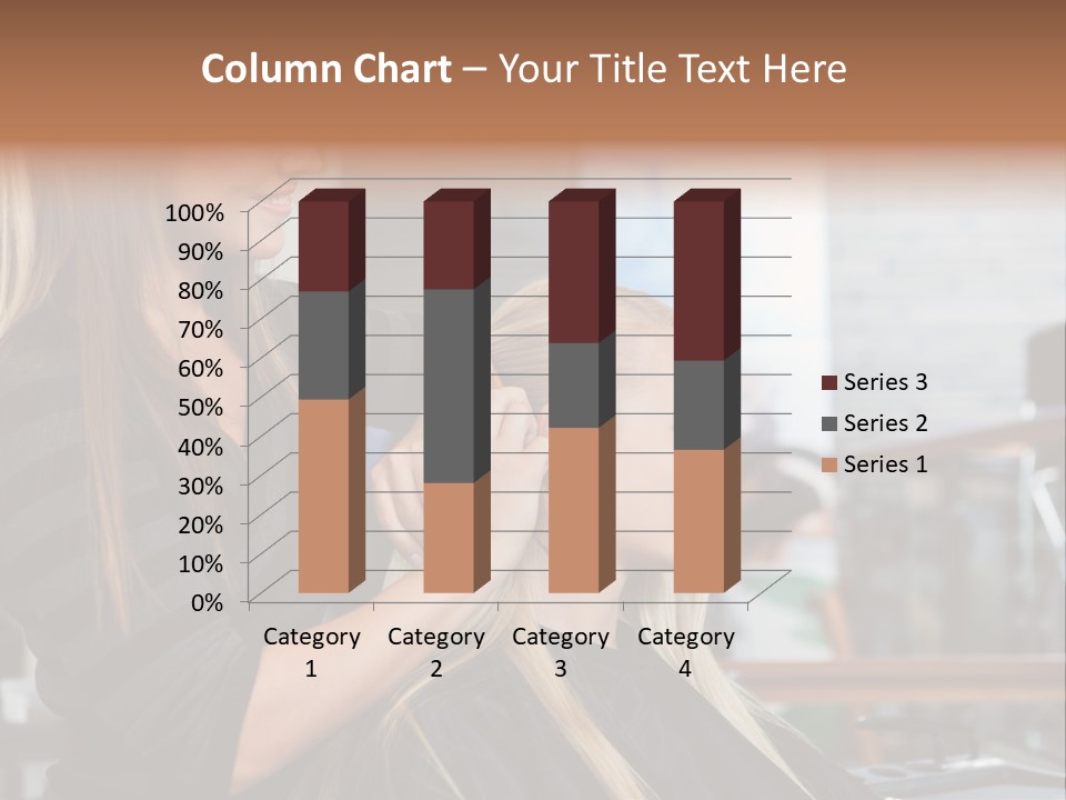 Hairdo Small Women PowerPoint Template