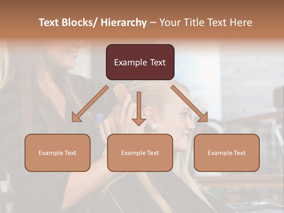 Hairdo Small Women PowerPoint Template