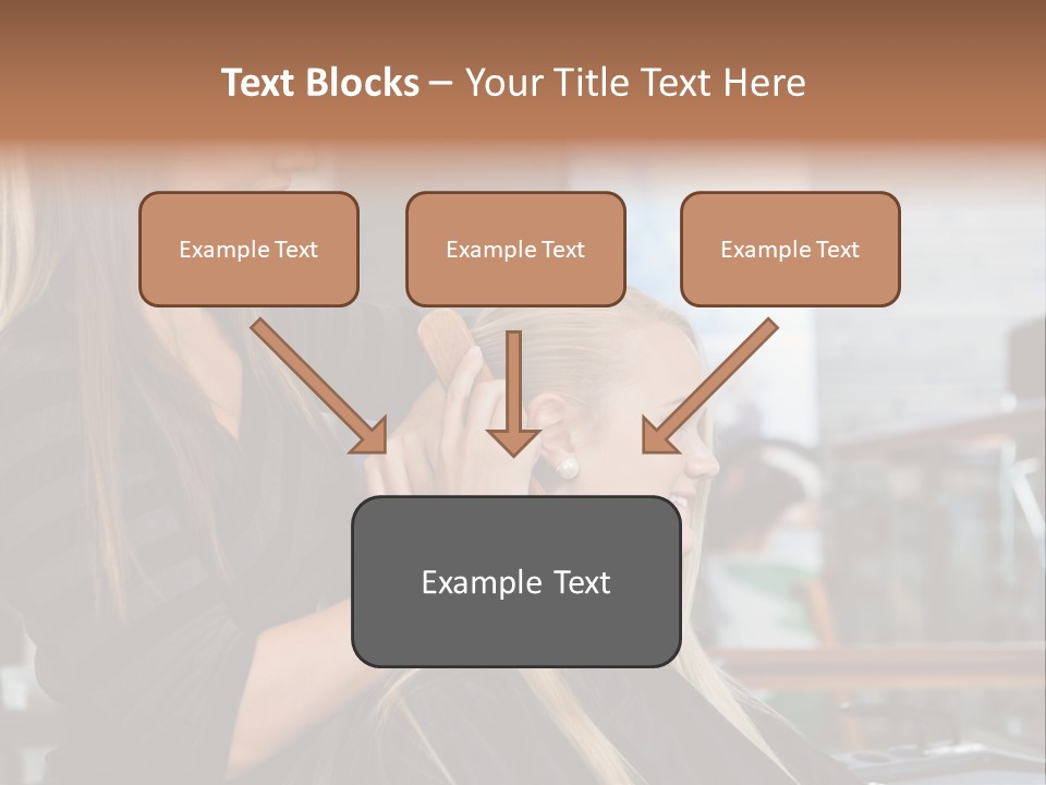 Hairdo Small Women PowerPoint Template