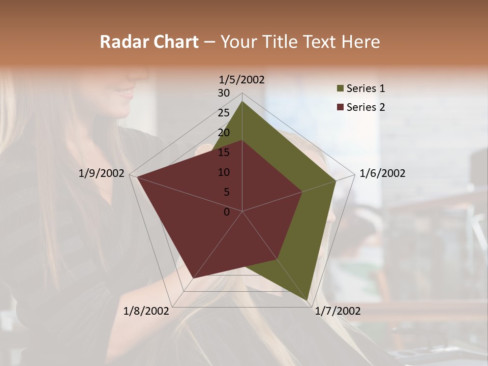 Hairdo Small Women PowerPoint Template