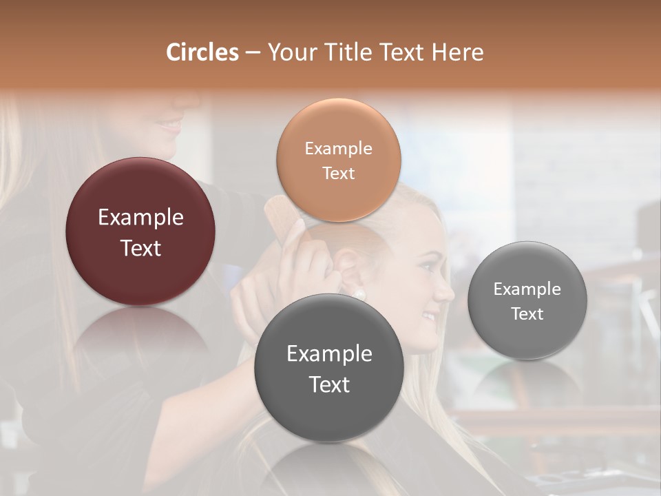 Hairdo Small Women PowerPoint Template