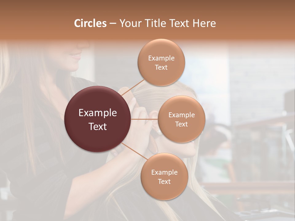 Hairdo Small Women PowerPoint Template