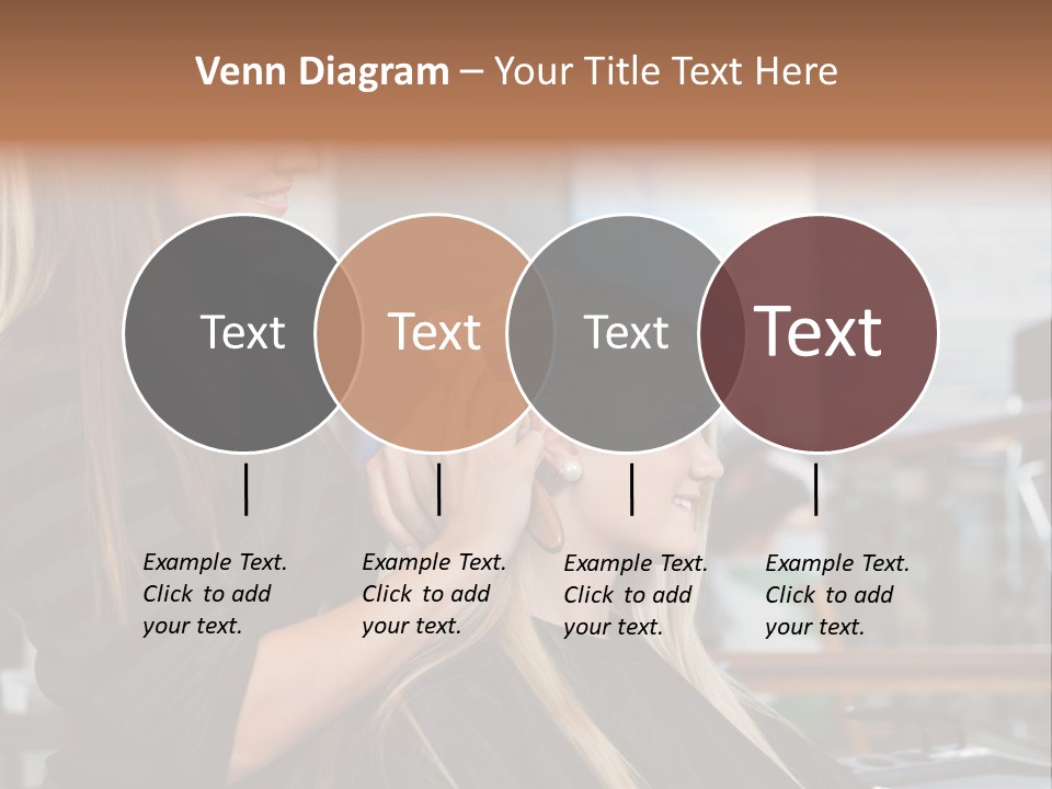 Hairdo Small Women PowerPoint Template