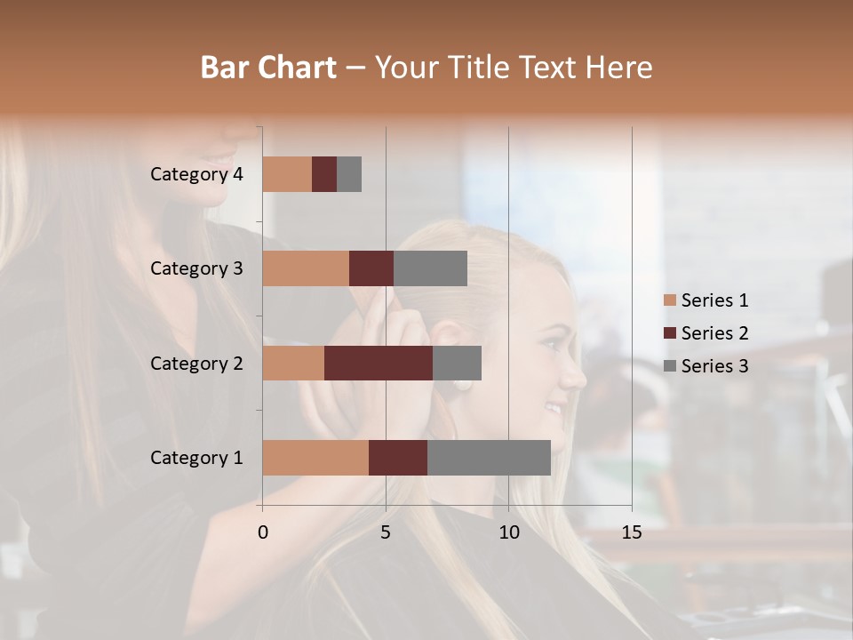 Hairdo Small Women PowerPoint Template