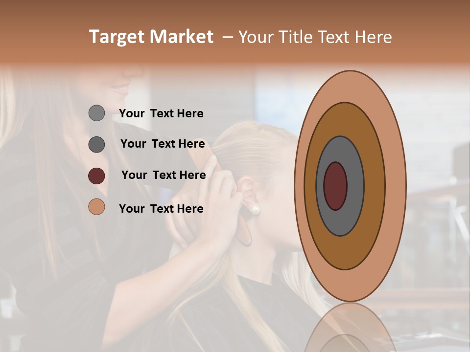 Hairdo Small Women PowerPoint Template