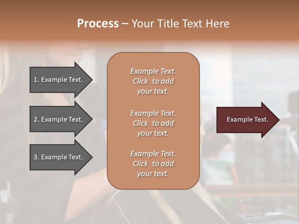 Hairdo Small Women PowerPoint Template