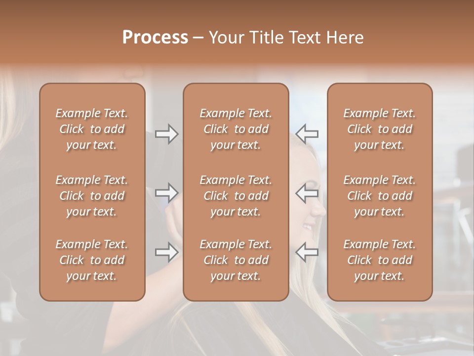 Hairdo Small Women PowerPoint Template