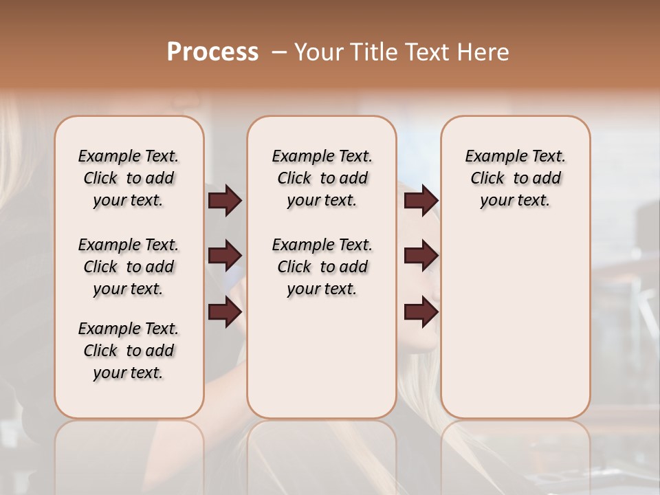 Hairdo Small Women PowerPoint Template