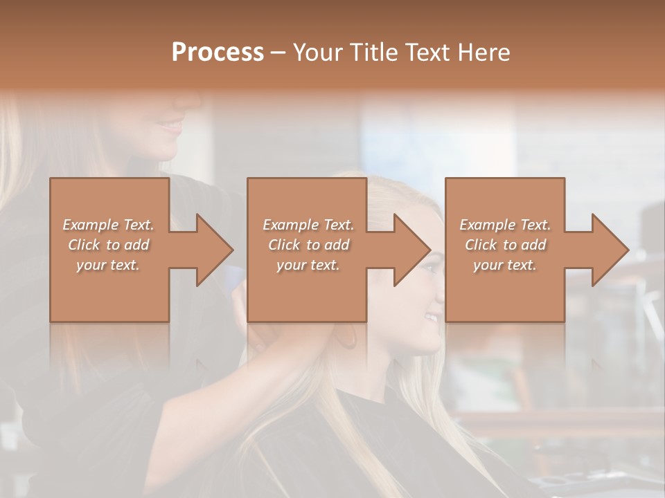 Hairdo Small Women PowerPoint Template