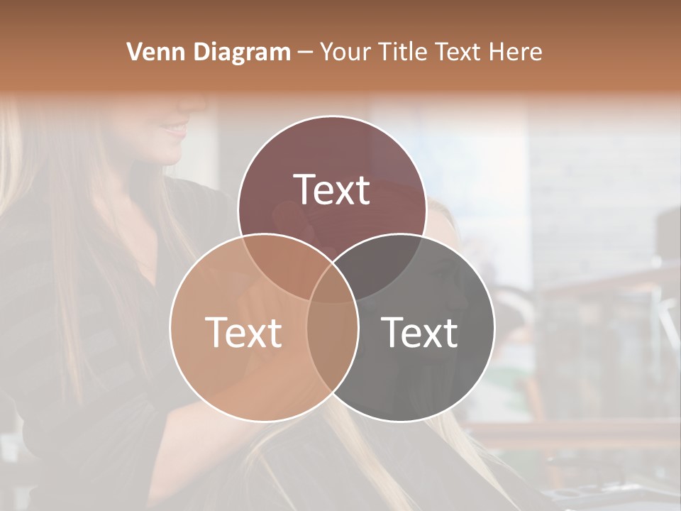 Hairdo Small Women PowerPoint Template