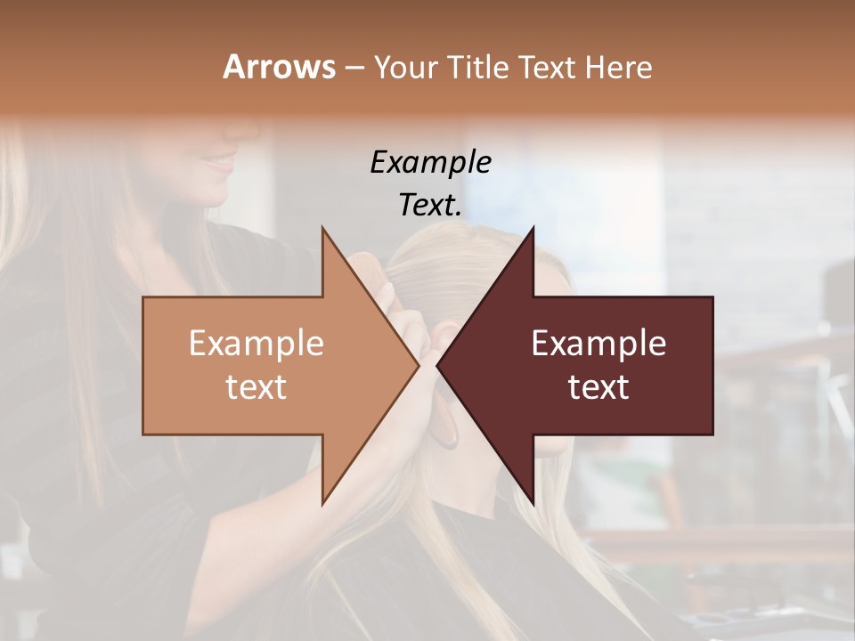 Hairdo Small Women PowerPoint Template