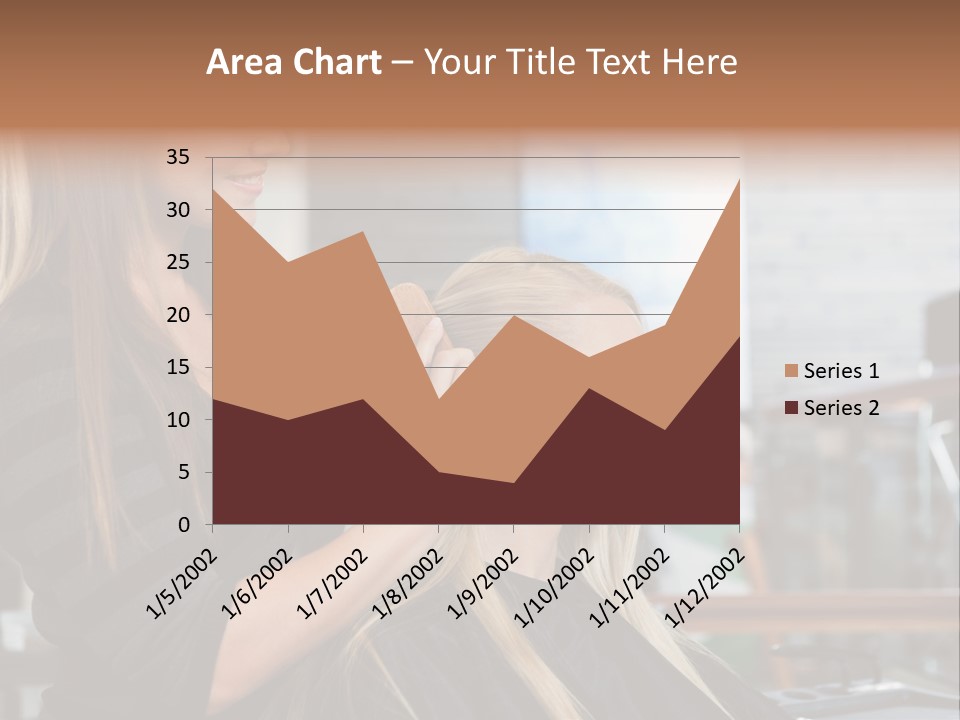 Hairdo Small Women PowerPoint Template