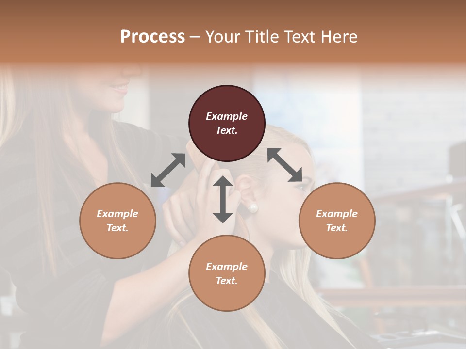 Hairdo Small Women PowerPoint Template