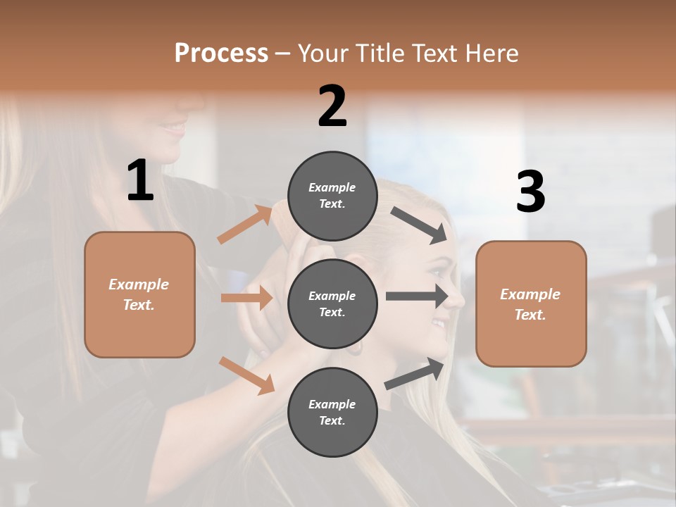 Hairdo Small Women PowerPoint Template